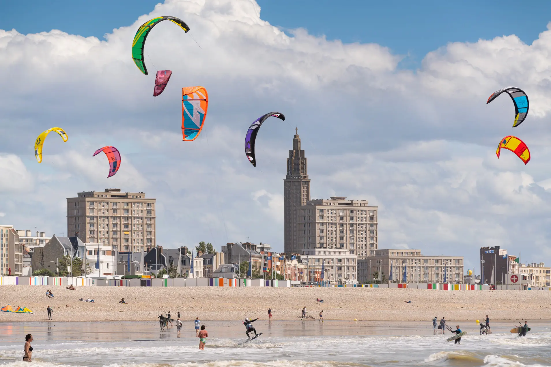 Kitesurf plage du Havre ©Alexandre Rety Kitesurf plage du Havre ©Alexandre Rety