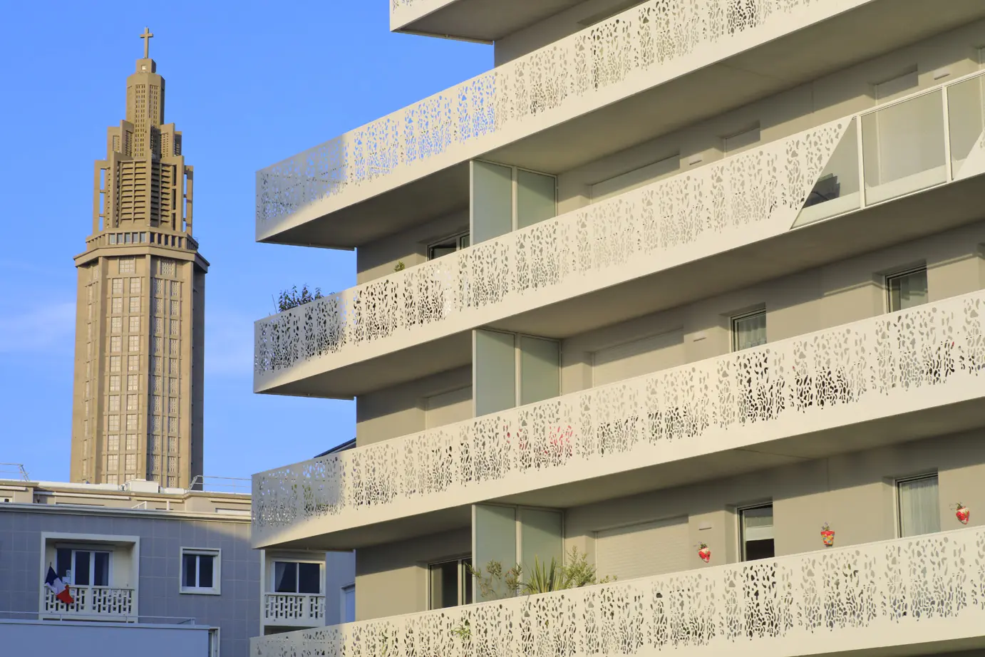 Le Havre résidence White pearl ©Ludovic Maisant Le Havre residence White pearl